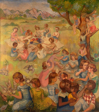 Moses Soyer - Children at Play and Sport I.webp