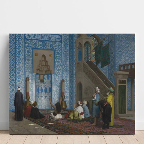 Reproduktion av målningen av Moské Rüstem Pacha, Istanbul - Jean-Léon Gérôme