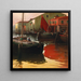 Motif de Chioggia - Adolf Kaufmann — inramlat konstverk på väggen