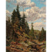 Reproduktion av målningen Motif de l'Alpe de Turrach - Alfred Zoff