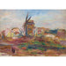 Reproduktion av målningen av Moulin sur la Colline de Montmartre - Pierre-Auguste Renoir