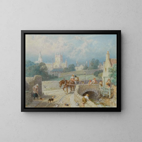 Abbaye de Dunfermline - Myles Birket Foster — inramlat konstverk på väggen