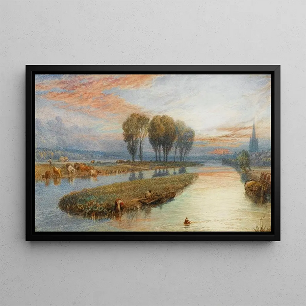 Myles Birket Foster - Reed Gatherers.webp