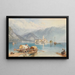 Vue de l'Isola Bella, lac Majeur, Italien - Myles Birket Foster — inramlat konstverk på väggen