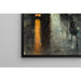 Reproduktion av målningen av nattlig gatubild, Berlin av Lesser Ury