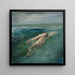 Nageur - John La Farge — inramlat konstverk på väggen