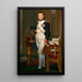 Reproduktion av målningen Napoléon i sitt arbetsrum av Jacques-Louis David