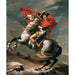 Reproduktion av målningen Jacques-Louis David Napoléon som korsar Grand-Saint-Bernard