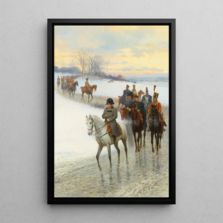 Napoleon som leder sin armé av Jan Van Chelminski
