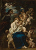 En nymf med cupido - Narcisse Virgile Diaz de la Peña — vy av konstverket