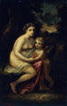 Cupidons utbildning - Narcisse Virgile Diaz de la Peña — vy av konstverket