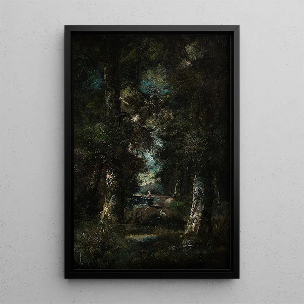 NarcisseVirgile Diaz de La Pea - Landscape Path in the Woods.webp