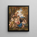 Nymfer och Amor - Narcisse Virgile Diaz de la Peña — inramlat konstverk på väggen