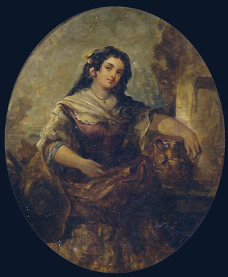 NarcisseVirgile Diaz de La Pea - Portrait of a young girl at the well.webp