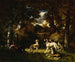 Repos de la chasse - Narcisse Virgile Diaz de la Peña — vy av konstverket