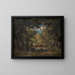La forêt de Fontainebleau - Narcisse Virgile Diaz de la Peña — inramlat konstverk på väggen