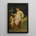 Venus och Cupido - Narcisse Virgile Diaz de la Peña — inramlat konstverk på väggen