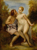 Un et Adonis - Narcisse Virgile Diaz de la Peña — vy av konstverket
