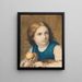 Le petit vendeur de pommes - Nathaniel Schmitt — inramlat konstverk på väggen