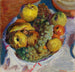 Naturtavla Tre klas av druvor - Pierre Bonnard — vy av konstverket