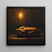 stilleben med zucchini - Petrus van Schendel — inramlat konstverk på väggen