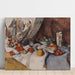 Reproduktion av målningen av stilleben med äpplen - Paul Cézanne