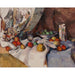 Reproduktion av målningen av stilleben med äpplen - Paul Cézanne