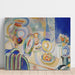 Reproduktion av målningen Portugisisk stillebenmålning - Robert Delaunay