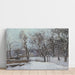 Reproduktion av målningen Snö i Louveciennes - Camille Pissarro