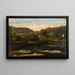 Scène de pêche - Nelson Augustus Moore — inramlat konstverk på väggen