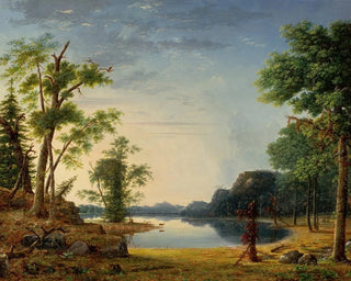 Söndag i skogen - Nelson Augustus Moore — vy av konstverket