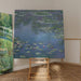 Reproduktion av målningen Nénuphars (1906) - Claude Monet