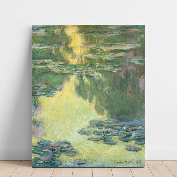 Reproduktion av målningen Nénuphars (1907) - Claude Monet