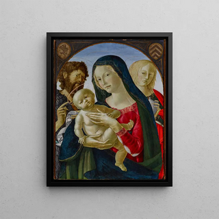 Neroccio di Bartolommeo de Landi - Madonna And Child With St John The Baptist And St Mary Magdalene.webp