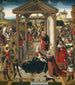 L'Adoration des Mages - Nederländsk skola — vy av konstverket