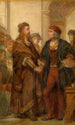 Albrecht Dürer som besöker Quinten Massijs - Nicaise De Keyser — vy av konstverket