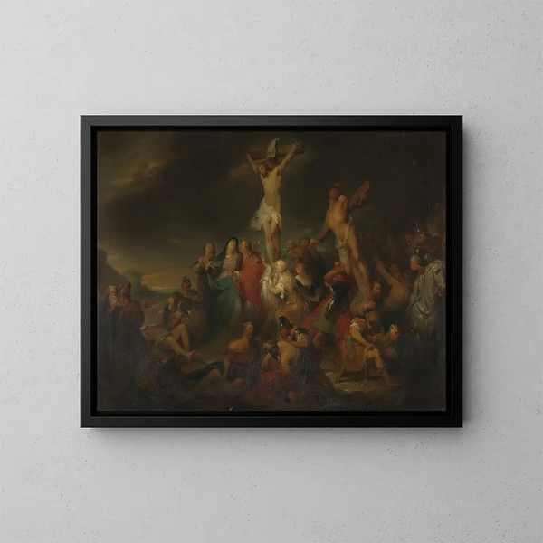 Calvaire - Nicaise De Keyser — inramlat konstverk på väggen