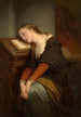 Marguerite vid kyrkan - Nicaise De Keyser — vy av konstverket