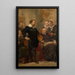 Pierre Paul Rubens i hans ateljé - Nicaise De Keyser — inramlat konstverk på väggen