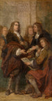 Le gravören Gérard Edelinck i Paris - Nicaise De Keyser — vy av konstverket