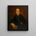 Le peintre Henri Leys - Nicaise De Keyser — inramlat konstverk på väggen