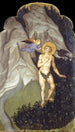 Saint Benoît försöker i öknen - Niccolò di Pietro — vy av konstverket