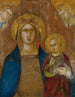 La Vierge à l'Enfant avec deux anges - Niccolò di ser Sozzo Tegliacci — vy av konstverket