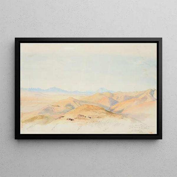 Nicholas Chevalier - The Five Rivers Plains and the course of River Oreti Southland.webp