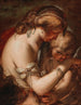 Venus och Amor med en putto - Niccolò Bambini — vy av konstverket