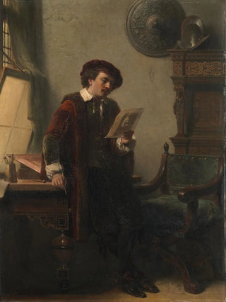 Nicolaas Pieneman - Rembrandt in his studio.webp