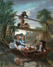 Les pêcheurs - Nicolaas Verkolje — vy av konstverket