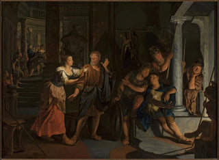 Le reniement de saint Pierre - Nicolaas Verkolje — vy av konstverket
