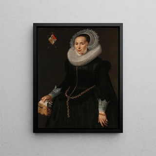Nicolaes Eliasz Pickenoy - Portrait of Johanna le Maire c 160160.webp