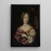 Ingena Rotterdam avliden 1704 förlovad med amiral Jacob Binkes - Nicolaes Maes — inramlat konstverk på väggen